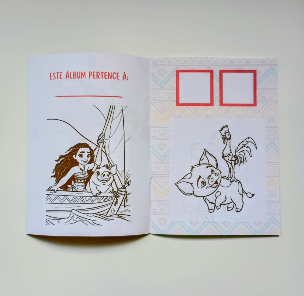 Álbum de Figurinhas e Livrinho de Colorir Lembrancinha Personali
