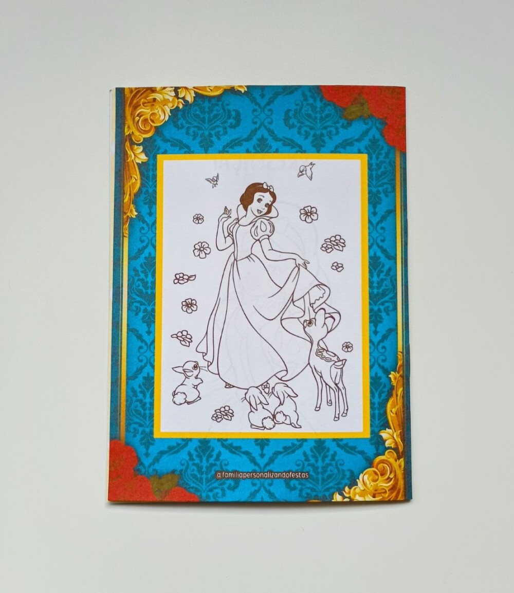 Álbum de Figurinhas e Livrinho de Colorir Lembrancinha Personali