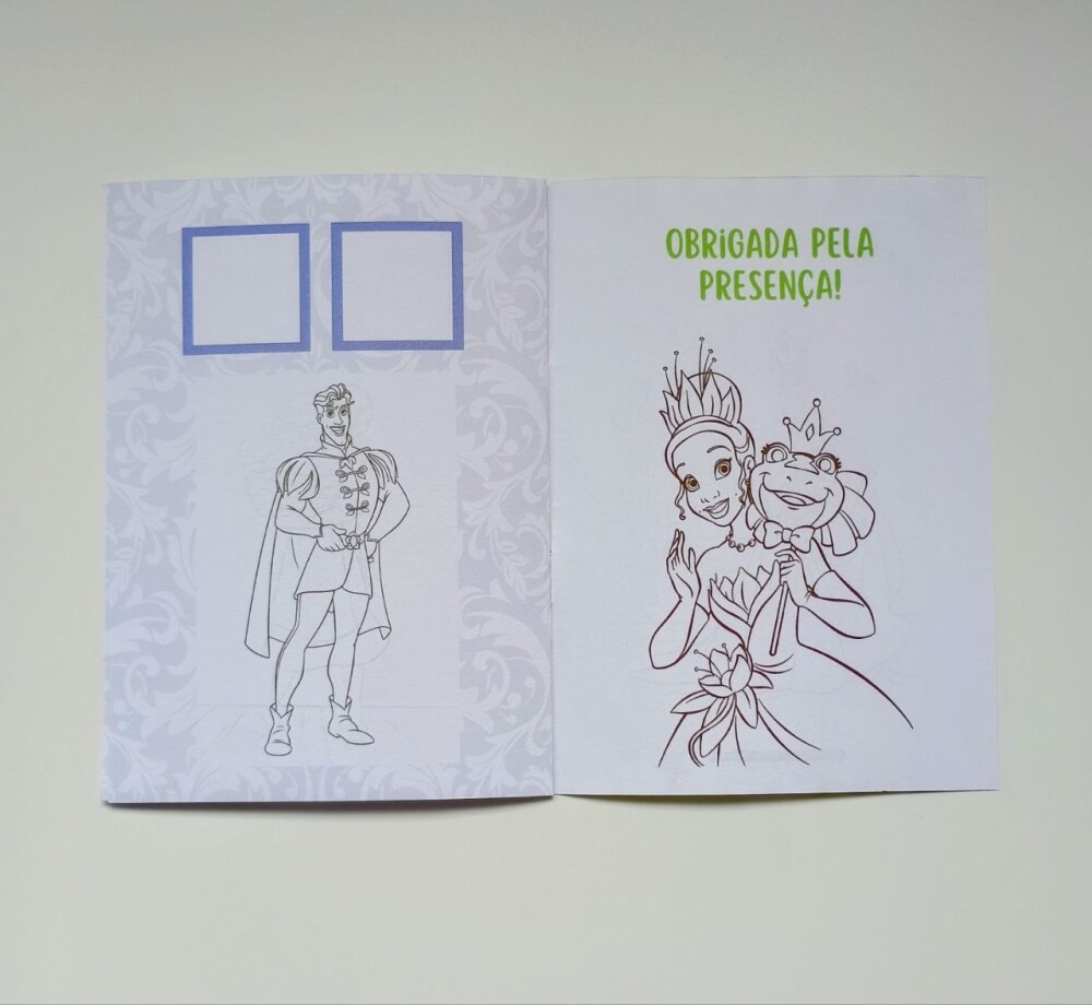 Álbum de Figurinhas e Livrinho de Colorir Lembrancinha Personali
