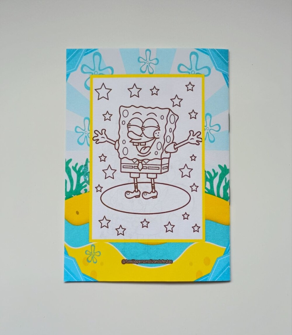 Álbum de Figurinhas Livrinho de Colorir Lembrancinha Personaliza