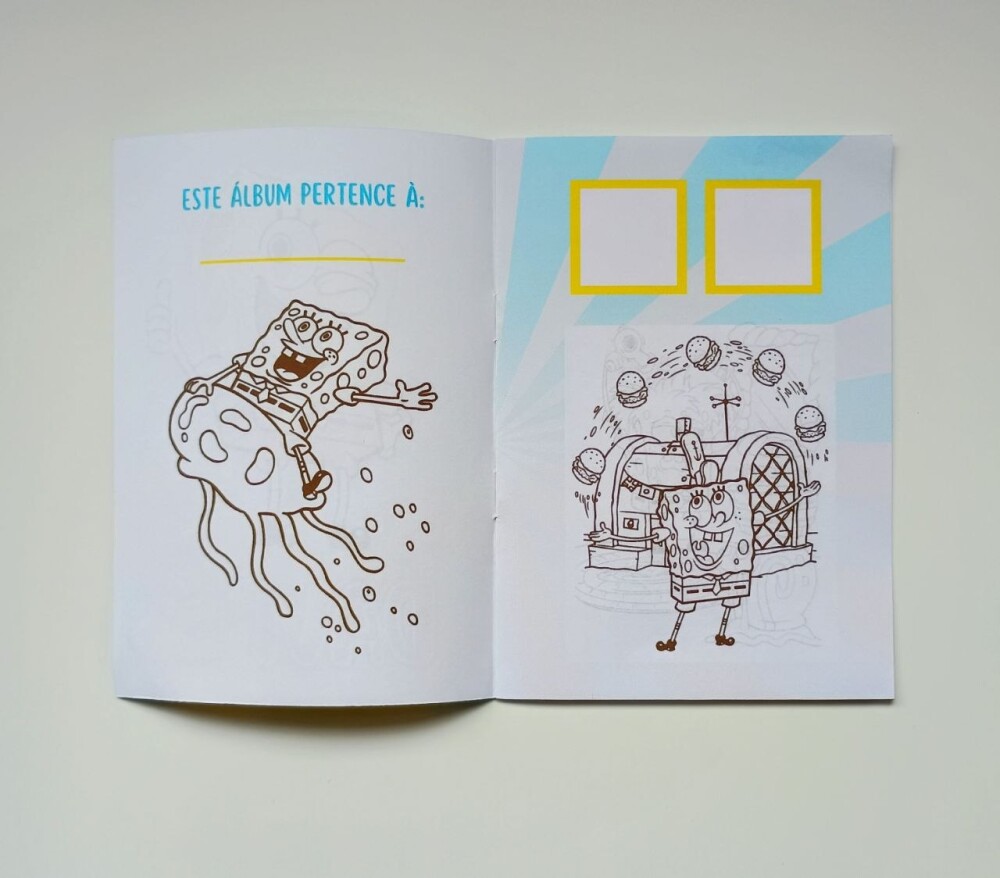 Álbum de Figurinhas Livrinho de Colorir Lembrancinha Personaliza