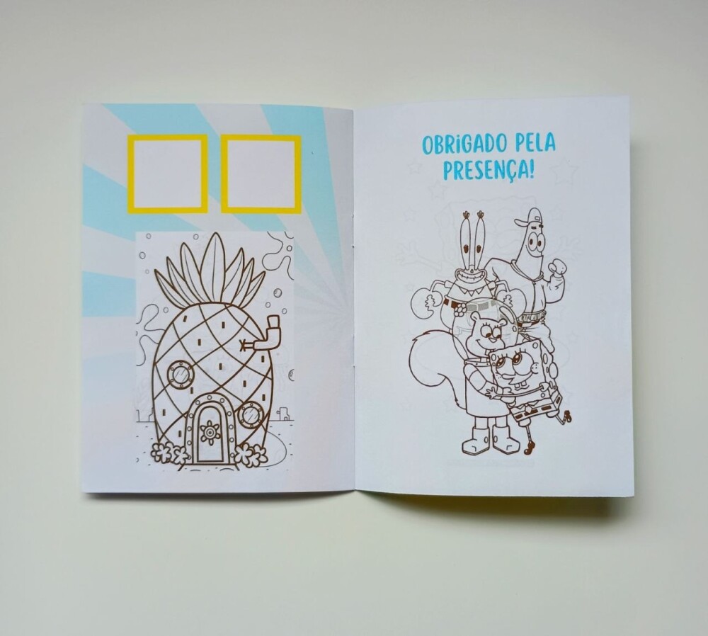 Álbum de Figurinhas Livrinho de Colorir Lembrancinha Personaliza