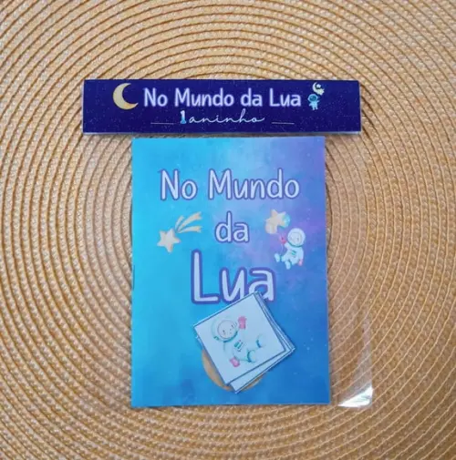 Álbum de Figurinhas e Colorir no Mundo da Lua Lembrancinha
