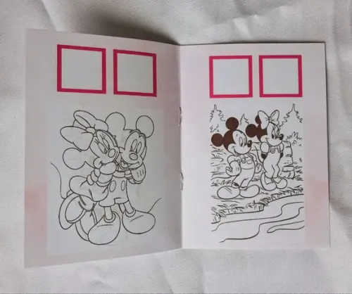 Álbum de Figurinhas e Livrinho de Colorir Jardim da Minnie