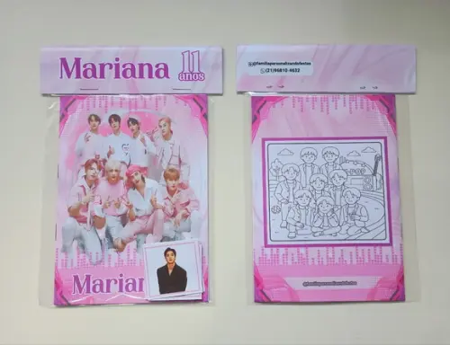 Álbum de Figurinhas e Livrinho de Colorir Stray Kids
