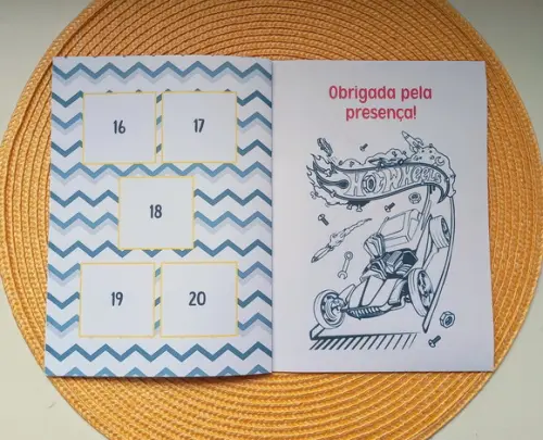 Álbum de Figurinhas e Livro de Colorir Hot Wheels - 15x21