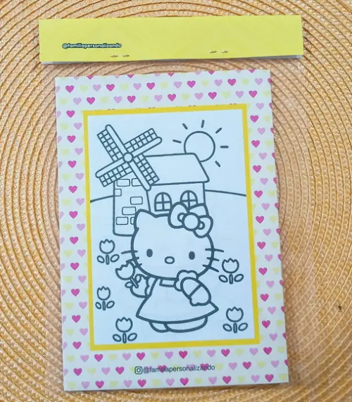 Álbum de Figurinhas Personalizado Hello Kitty 15x21