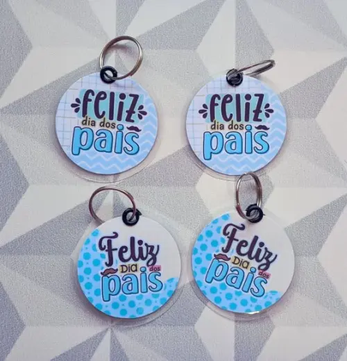 Chaveiro Brinde Personalizado Dia dos Pais