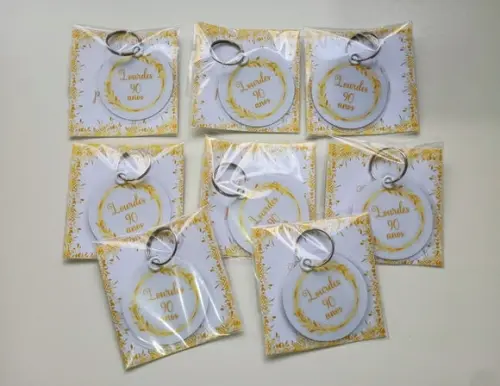 Chaveiro Brinde Personalizado para Aniversários