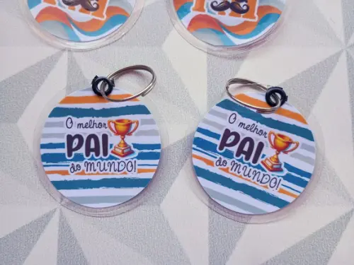 Chaveiro Brinde Personalizado Dia dos Pais