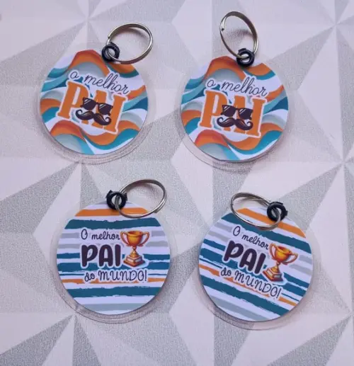 Chaveiro Brinde Personalizado Dia dos Pais
