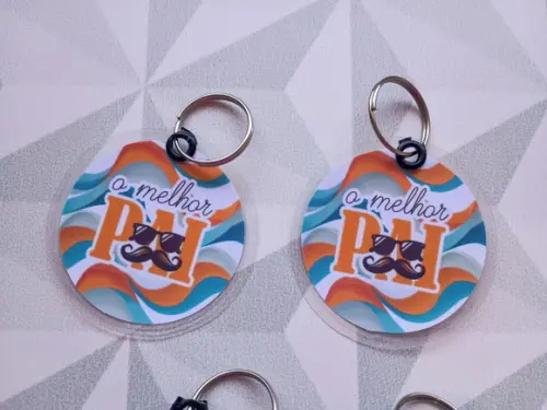 Chaveiro Brinde Personalizado Dia dos Pais