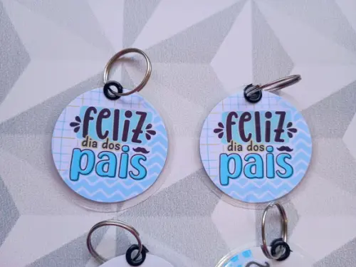 Chaveiro Brinde Personalizado Dia dos Pais