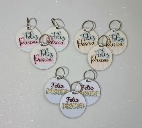 Chaveiro Lembrancinha de Páscoa - Brinde Personalizado