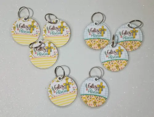Chaveiro Lembrancinha de Páscoa Cristã Brinde Personalizado