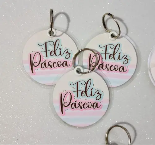Chaveiro Lembrancinha de Páscoa - Brinde Personalizado