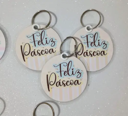 Chaveiro Lembrancinha de Páscoa - Brinde Personalizado