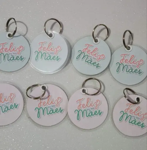 Chaveiro Lembrancinha Dia das Mães Brinde Personalizado