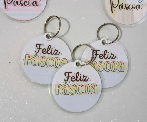 Chaveiro Lembrancinha de Páscoa - Brinde Personalizado