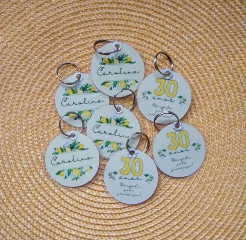 Chaveiro Personalizado Brinde para Aniversários e Eventos