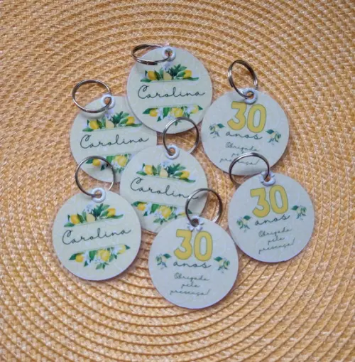 Chaveiro Personalizado Brinde para Aniversários e Eventos