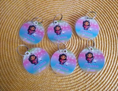 Chaveiro Personalizado Gabby - Criamos Outros Temas