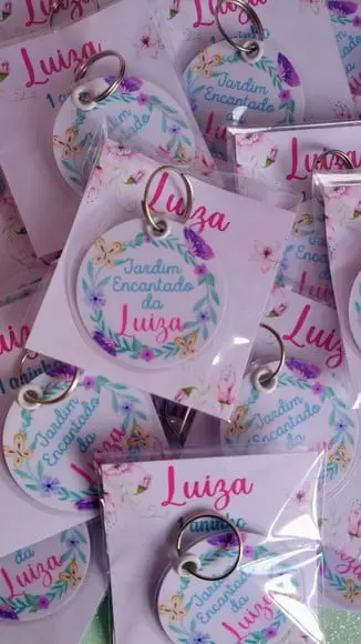 Chaveiro Plastificado Lembrancinha Personalizada