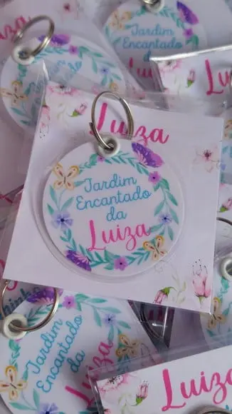 Chaveiro Plastificado Lembrancinha Personalizada