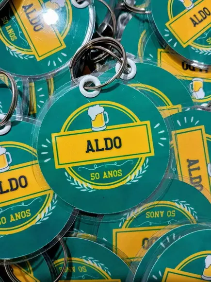 Chaveiro Plastificado Lembrancinha Personalizada