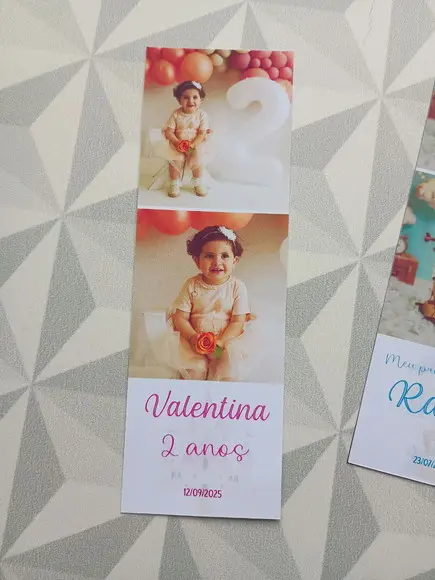 Imã de Geladeira com Foto 6x18 Lembrancinha Personalizada
