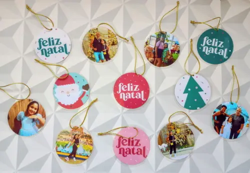 Enfeites Natalinos para Árvore de Natal com Fotos