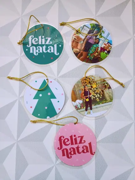 Enfeites Natalinos para Árvore de Natal com Fotos