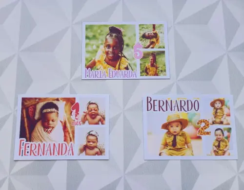 Imã de Geladeira com Foto 9x6 Lembrancinha Personalizada