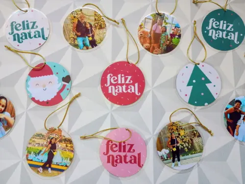 Enfeites Natalinos para Árvore de Natal com Fotos
