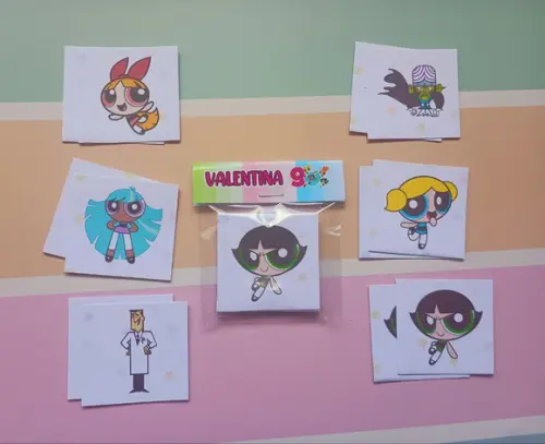 Jogo da Memória Aniversário Infantil Meninas Super Poderosas