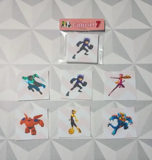 Jogo da Memória Brinde Personalizado Big Hero