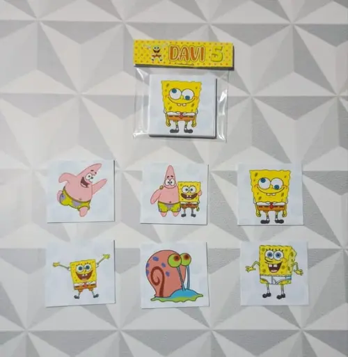 Jogo da Memória Brinde Personalizado Bob Esponja