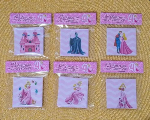 Jogo da Memória Bela Adormecida Brinde Personalizado