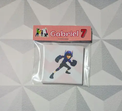 Jogo da Memória Brinde Personalizado Big Hero