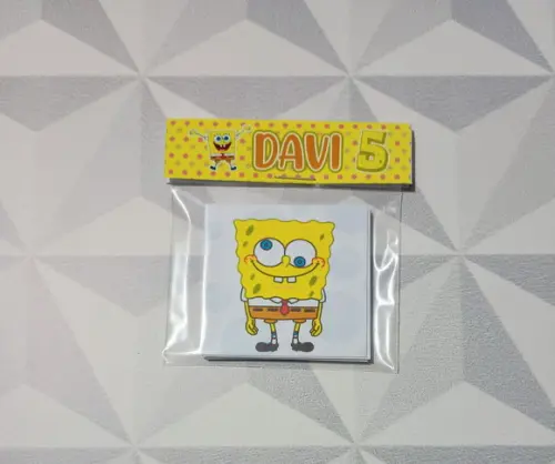 Jogo da Memória Brinde Personalizado Bob Esponja