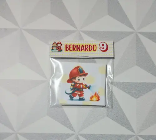 Jogo da Memória Brinde Personalizado Bombeiros
