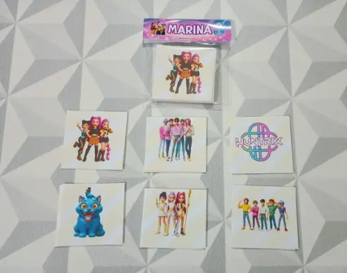 Jogo da Memória Brinde Personalizado Guerreiras do K-pop