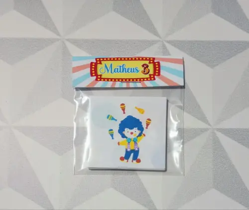 Jogo da Memória Brinde Personalizado Circo