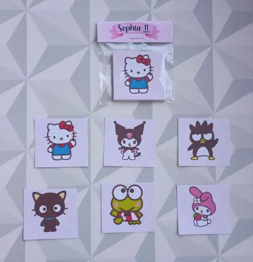 Jogo da Memória Brinde Personalizado Hello Kitty e Amigos