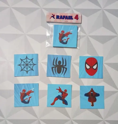 Jogo da Memória Brinde Personalizado Homem Aranha