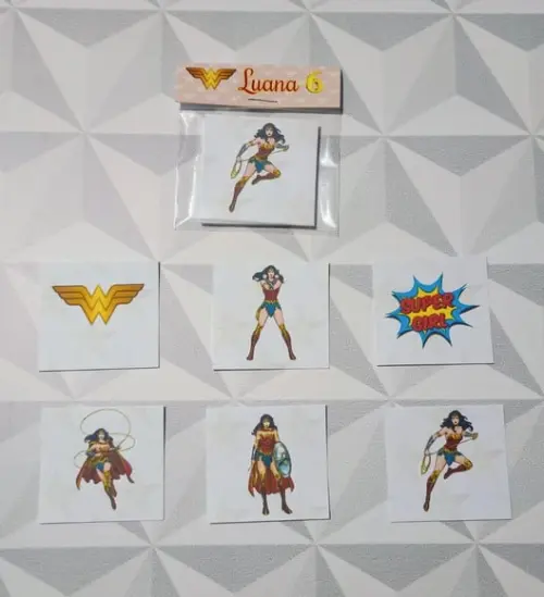 Jogo da Memória Brinde Personalizado Mulher Maravilha