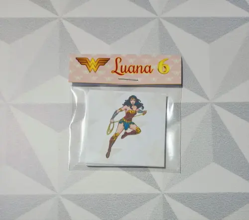 Jogo da Memória Brinde Personalizado Mulher Maravilha