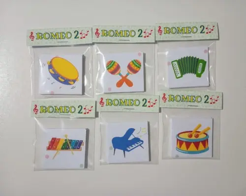 Jogo da Memória Brinde Personalizado Música Instrumentos
