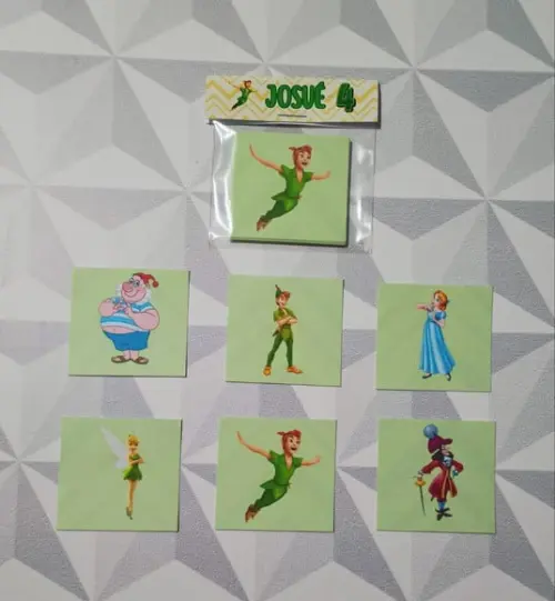 Jogo da Memória Brinde Personalizado Peter Pan