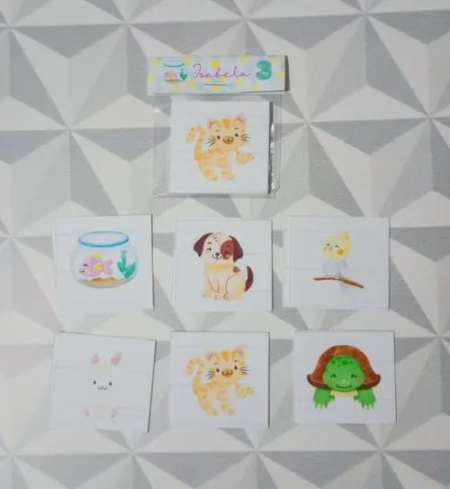 Jogo da Memória Brinde Personalizado Pets Fofos